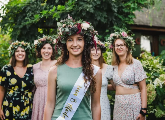 Wieczór Panieński Marianny – warsztaty florystyczne i sesja zdjęciowa w ogrodzie 1 wieczór panieński